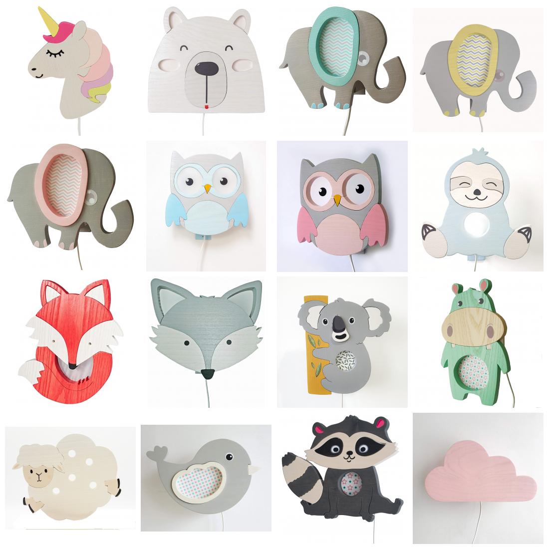 Wandlamp peer Wonder Bruin - 37x22 cm